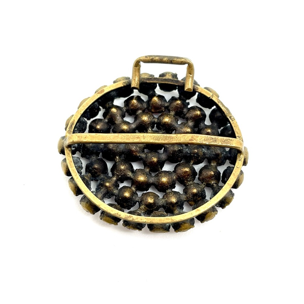 Victorian Ruby Rhinestone Buckle - image 3